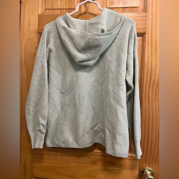 J. Jill size small super soft green hoodie - Picture 3 of 5